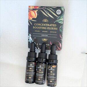 Annmarie concentrated boosting elixers, in Hydrate, Brightren, and Revitalize